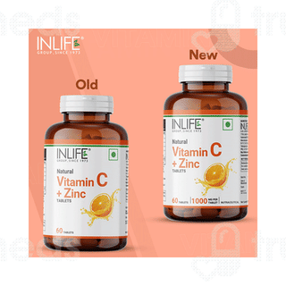 Inlife Natural Vitamin C + Zinc Tablet 60