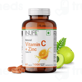 Inlife Natural Vitamin C + Zinc Tablet 60