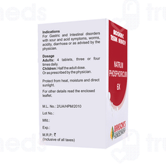 Baksons Natrum Phosphoricum 6x Biochemic Tablet 250