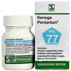 Dr Willmar Schwabe Senega Pentarkan Ptk 77 Tablet 20gm