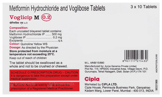 Voglicip M 0.2 Mg Tablet 10