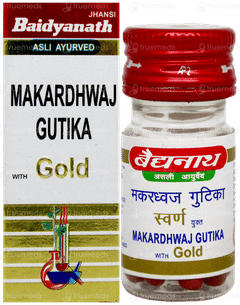 Baidyanath Makardhwaj Gutika With Gold Tablet 2.5Gm Baidyanath Makardhwaj Gutika With Gold Tablet 2.5Gm