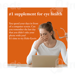 Zeroharm Sciences Holo Eyeris Holistic Eye Care Tablet 90