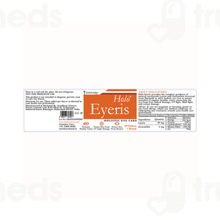 Zeroharm Sciences Holo Eyeris Holistic Eye Care Tablet 90