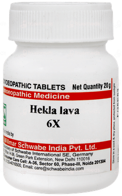 Dr Willmar Hekla Lava 6x Trituration Tablet 20 GM