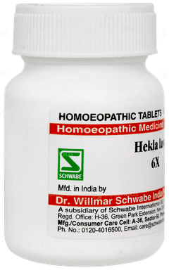 Dr Willmar Schwabe Hekla Lava 6x Trituration Tablet 20gm