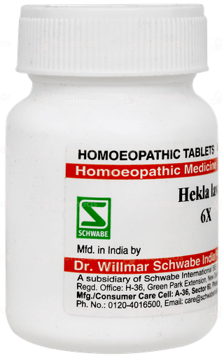 Dr Willmar Schwabe Hekla Lava 6x Trituration Tablet 20gm