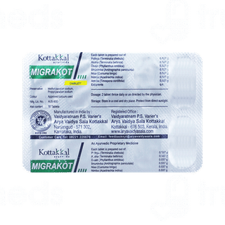 Kottakkal Ayurveda Migrakot Tablet 100