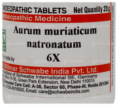 Dr Willmar Aurum Muriaticum Natronatum 6x Trituration Tablet 20 GM
