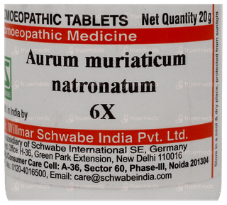 Dr Willmar Aurum Muriaticum Natronatum 6x Trituration Tablet 20 GM