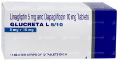 Glucreta L 5/10 Tablet 10 Glucreta L 5/10 Tablet 10