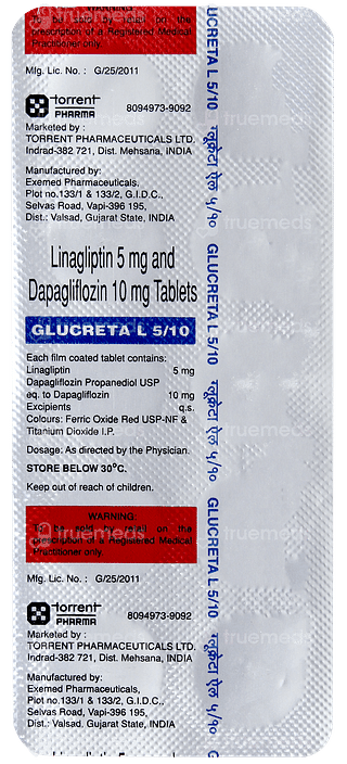 Glucreta L 5/10 Tablet 10