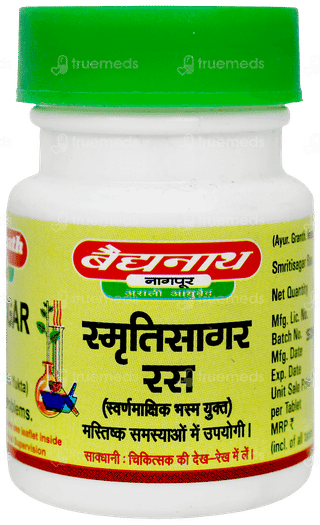 Baidyanath Smritisagar Ras Tablet 80