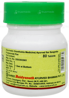 Baidyanath Pradarantak Ras Tablet 80