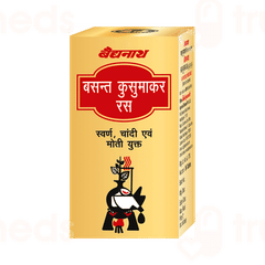 Baidyanath Basant Kusumakar Ras With Gold Silver And Pearl Tablet 25