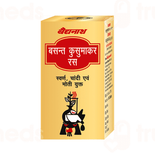 Baidyanath Basant Kusumakar Ras With Gold Silver And Pearl Tablet 25