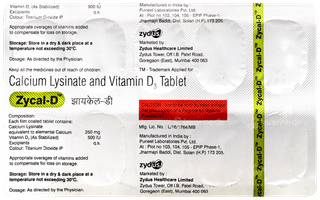 Zycal D Tablet 10