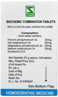 Dr Willmar Schwabe Bio Combination Bc 19 Tablet 20gm