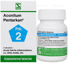Dr Willmar Aconitum Pentarkan Ptk 2 Tablet 20 GM