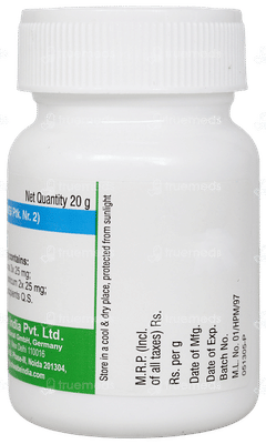 Dr Willmar Aconitum Pentarkan Ptk 2 Tablet 20 GM Dr Willmar Aconitum Pentarkan Ptk 2 Tablet 20 GM