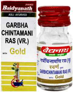 Baidyanath Garbha Chintamani Ras Vr With Gold Tablet 25 Baidyanath Garbha Chintamani Ras Vr With Gold Tablet 25