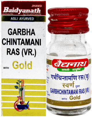 Baidyanath Garbha Chintamani Ras Vr With Gold Tablet 25