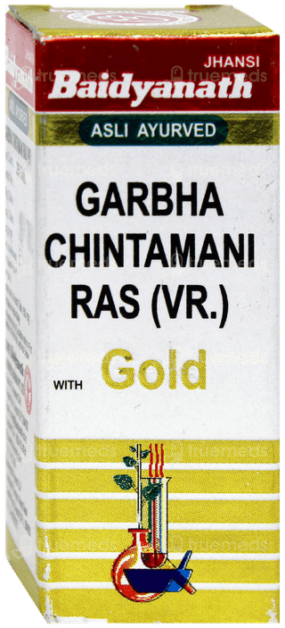 Baidyanath Garbha Chintamani Ras Vr With Gold Tablet 25