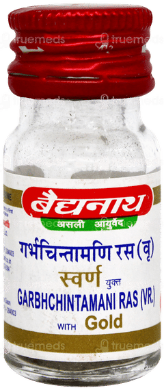 Baidyanath Garbha Chintamani Ras Vr With Gold Tablet 25 Baidyanath Garbha Chintamani Ras Vr With Gold Tablet 25