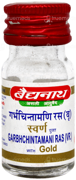 Baidyanath Garbha Chintamani Ras Vr With Gold Tablet 25