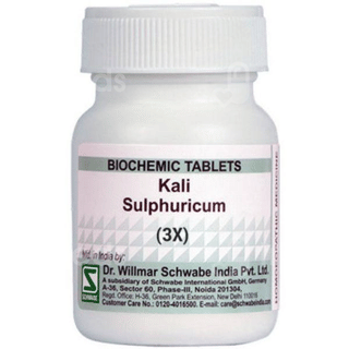 Dr Willmar Kali Sulphuricum 3X Biochemic Tablet 20 Gm