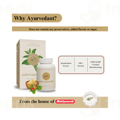 Baidyanath Ayurvedant Ashwagandha Tablet 60