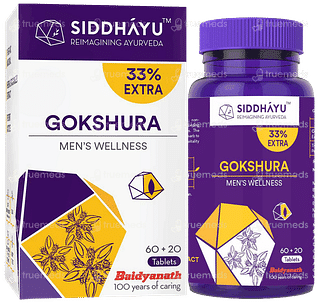 Siddhayu Gokshura Tablet 60 + 20 Free