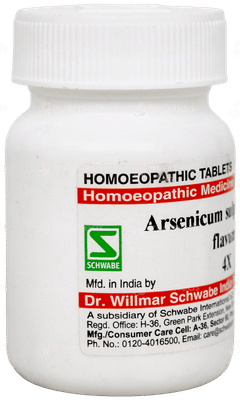 Dr Willmar Schwabe Arsenicum Sulphuratum Flavum 4x Tablet 20gm
