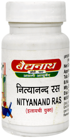 Baidyanath Jhansi Nityanand Ras Tablet 40