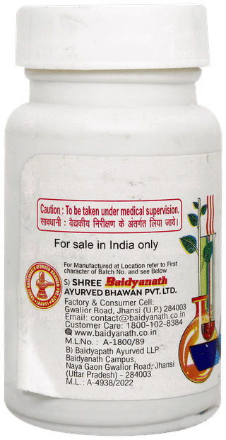 Baidyanath Jhansi Nityanand Ras Tablet 40