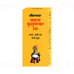 Baidyanath Basant Kusumakar Ras With Gold Silver And Pearl Tablet 50