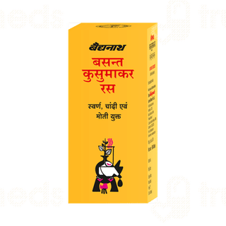 Baidyanath Basant Kusumakar Ras With Gold Silver And Pearl Tablet 50