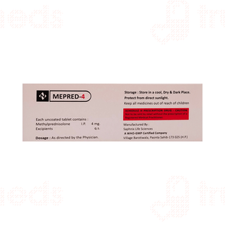 Mepred 4 MG Tablet 10
