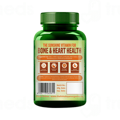 Himalayan Organics Vitamin D3 2k IU Plus K2 Bone Health Tablet 120