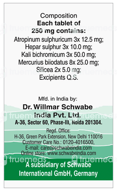 Dr Willmar Schwabe Alpha Tons Tablet 40