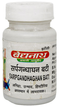 Baidyanath Sarpgandhaghan Bati 10Gm Baidyanath Sarpgandhaghan Bati 10Gm