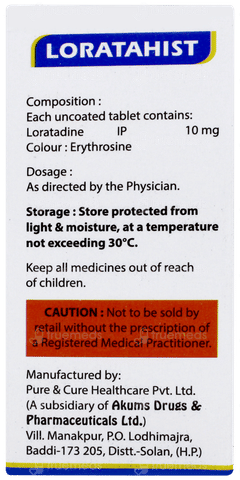 Loratahist Tablet 10