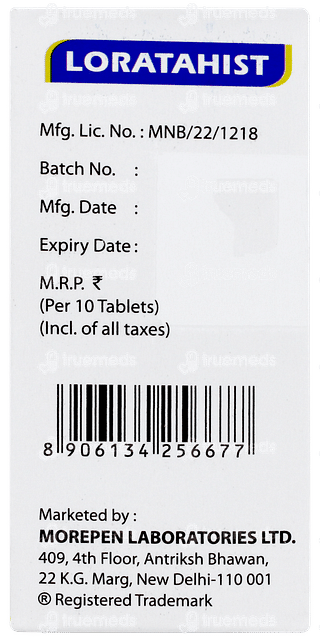 Loratahist Tablet 10