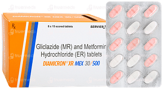 Diamicron Xr Mex 30/500 Tablet 15