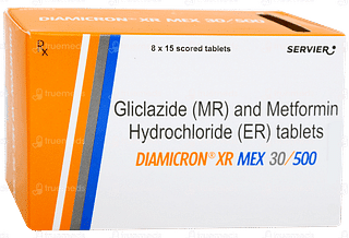 Diamicron Xr Mex 30/500 Tablet 15