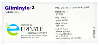 Gliminyle 2 Mg Tablet 10
