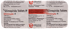 Gliminyle 4 Mg Tablet 10 Gliminyle 4 Mg Tablet 10