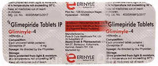 Gliminyle 4 Mg Tablet 10