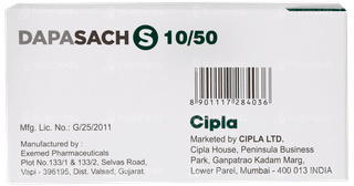 Dapasach S 10/50 Tablet 10