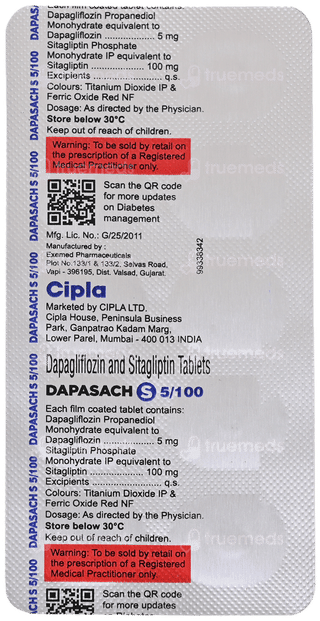 Dapasach S 5/100 Tablet 10